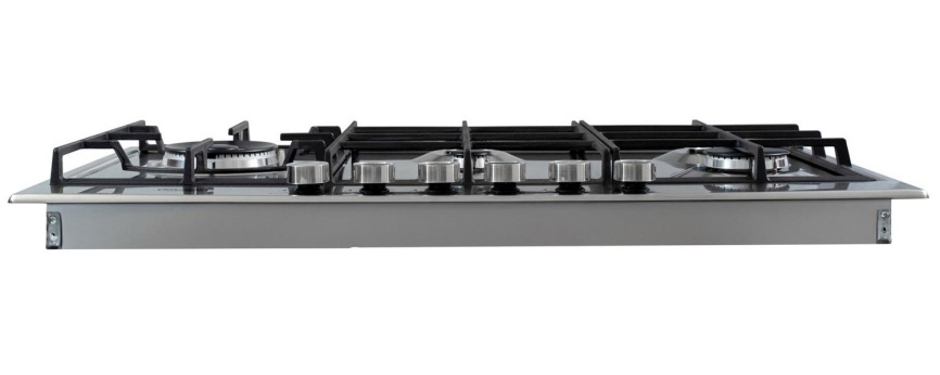 Газовая варочная панель De’Longhi NSL 590D X RUS 90 см, 5 конфорок электроподжиг газконтроль, серебристый фото 7