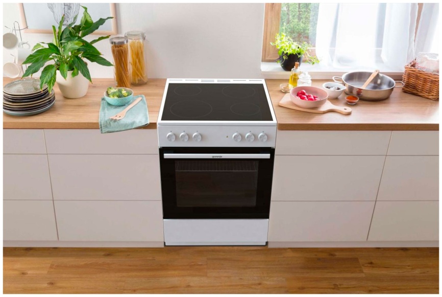 Электроплита Gorenje GEC6A11WG 60 см, 4 конфорки, белый фото 16