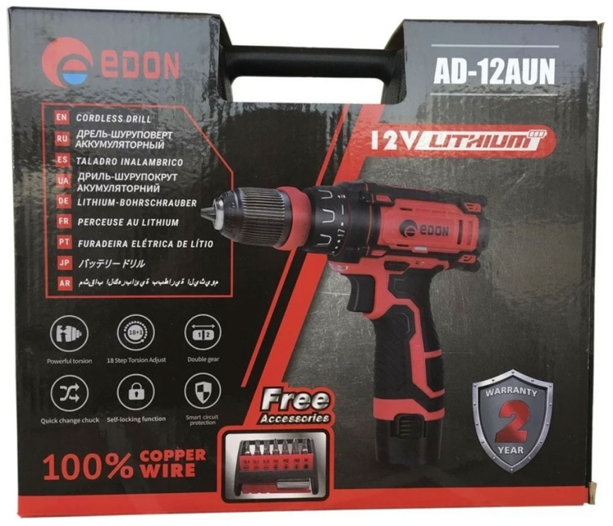 Дрель Edon AD-12AUN фото 3
