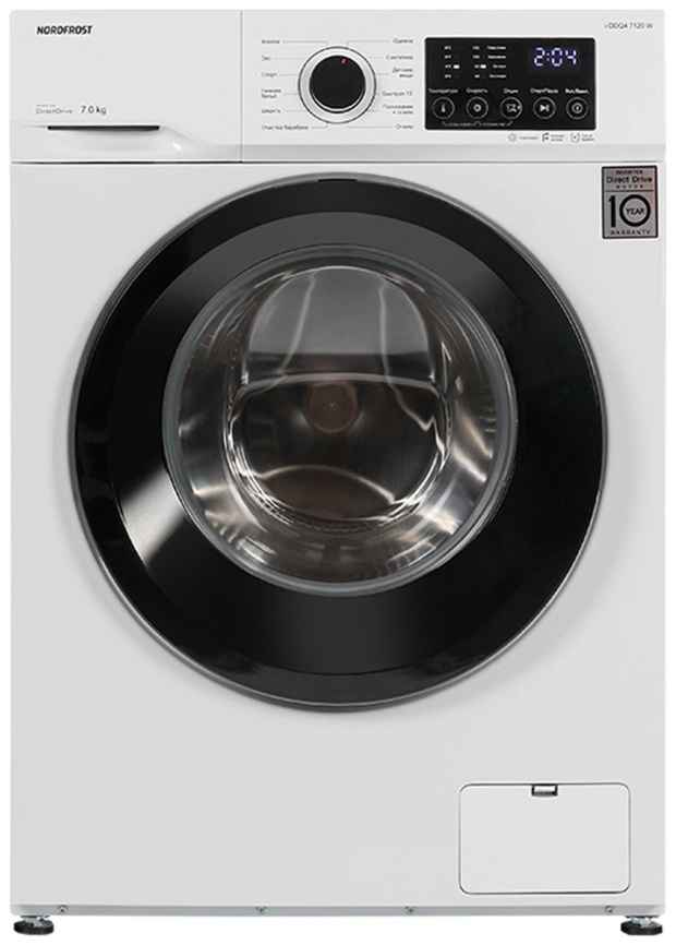 Стиральная машина NordFrost i-DDQ4 7120 W 8 кг, белый фото 1