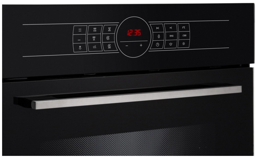 Электрический духовой шкаф Gefest ЭДВ ДА 622-04 А4S 59 см, 55 л, гриль и конвекция, черный фото 2