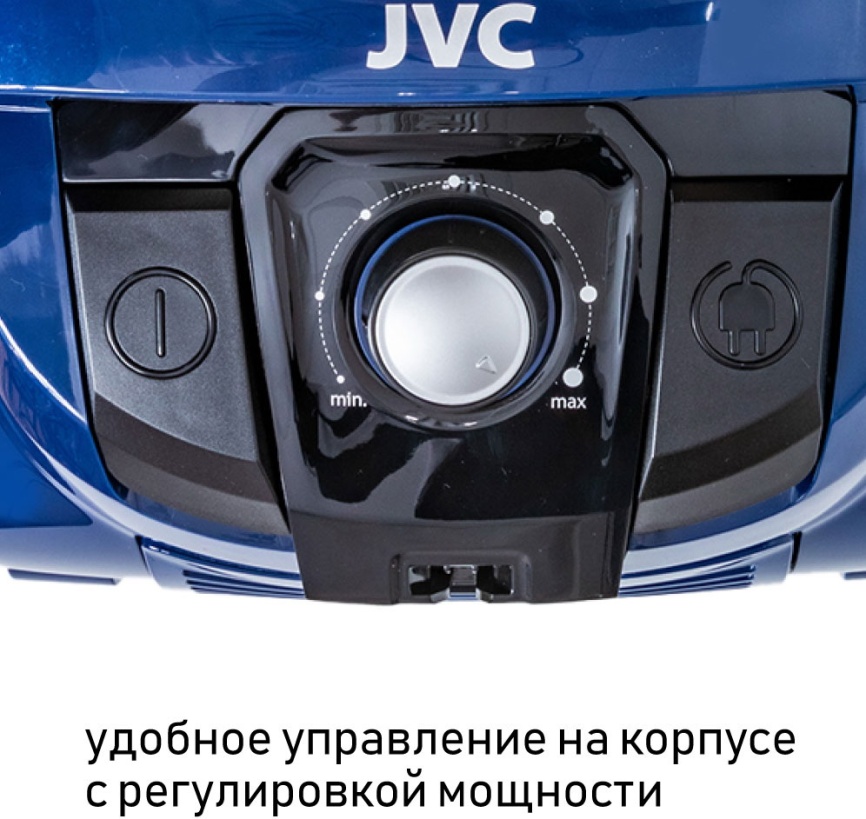 Пылесос напольный JVC JH-VC405, синий фото 8