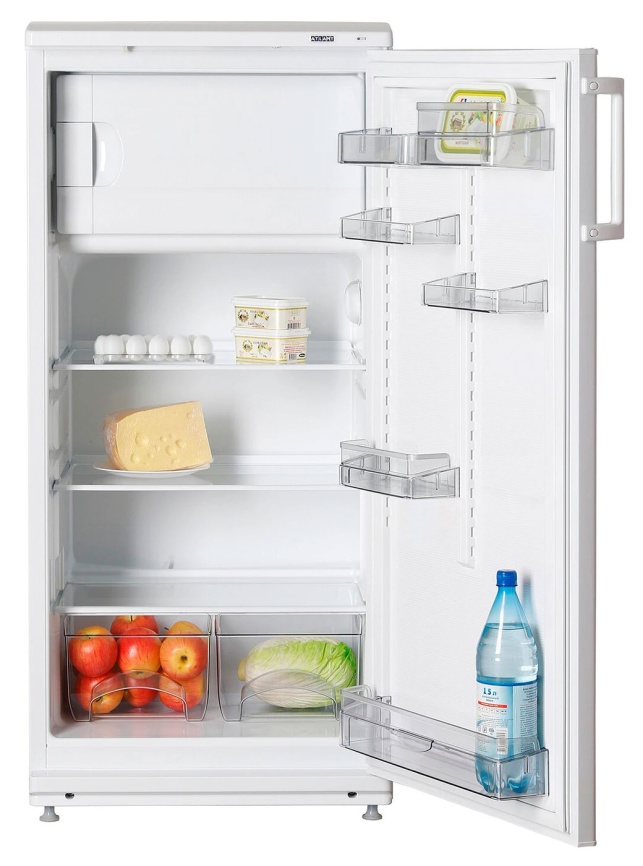 Однокамерный холодильник Atlant МХ 2822-80, перенавешиваемые двери, белый фото 3