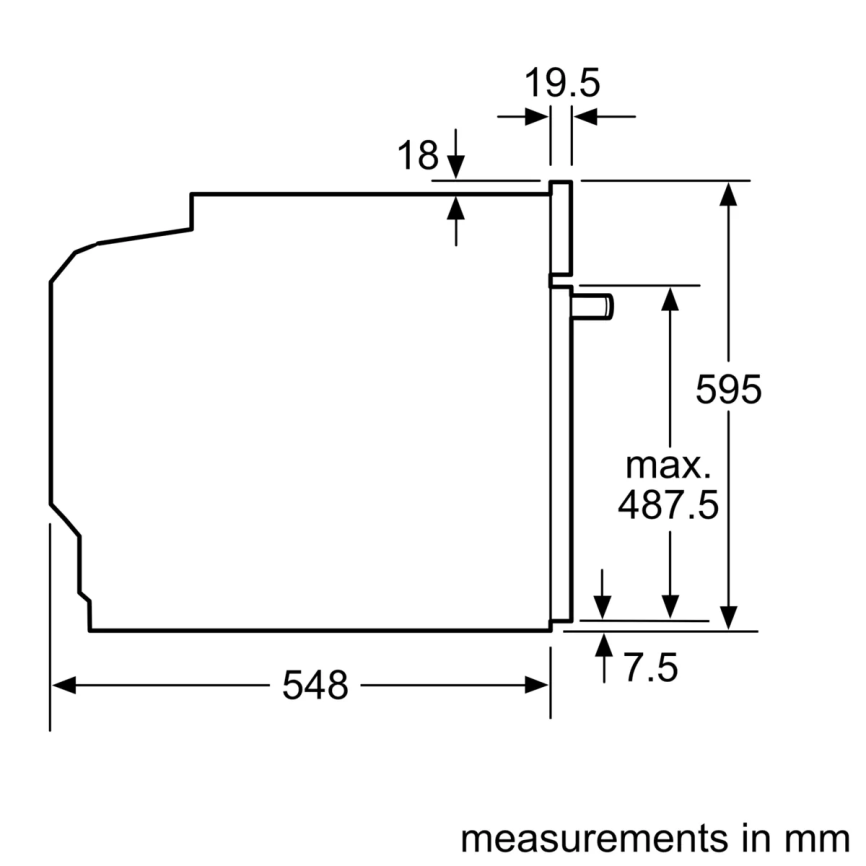 Встраиваемая электрическая духовка BOSCH Встраиваемый духовой шкаф BOSCH HBG7741W1 фото 9