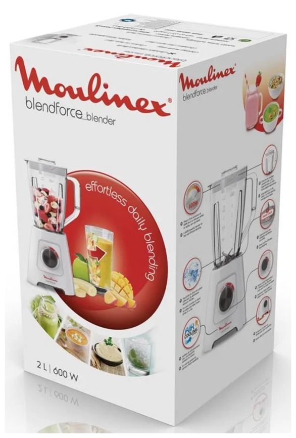 Блендер стационарный Moulinex Blendforce 2 LM42Q110, белый/серый фото 14