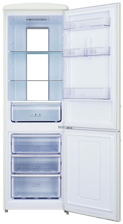 Двухкамерный холодильник Tesler RB-330 IVORY фото 2