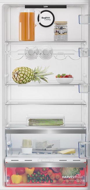 Двухкамерный холодильник Beko B5RCNK403ZWB No frost, черный фото 4