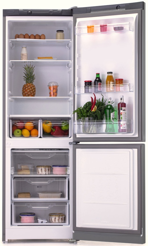 Двухкамерный холодильник Indesit DS 3200 G, серебристый фото 2