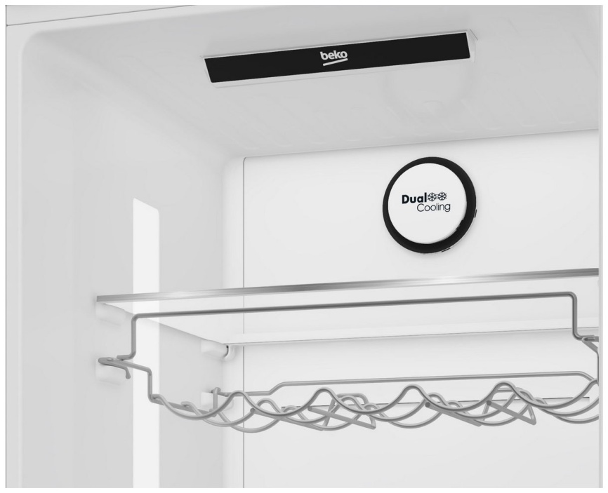 Двухкамерный холодильник Beko B5RCNK403ZW No frost, белый фото 8