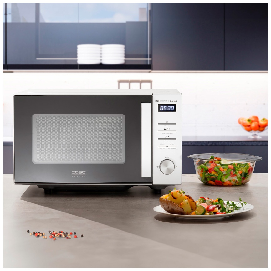 Микроволновая печь - СВЧ Caso M 20 Ceramic Gourmet, дисплей, 700 Вт, таймер фото 6