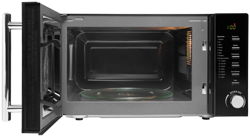 Микроволновая печь - СВЧ Polaris PMO 2002D RUS, чёрный фото 5