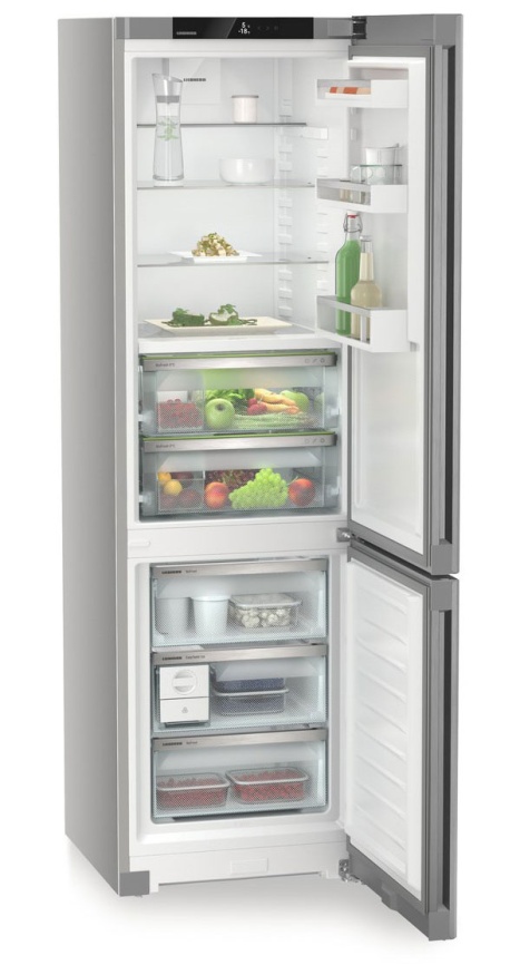 Двухкамерный холодильник Liebherr CBNsfc 57vi-22 001 No frost, серебристый фото 6