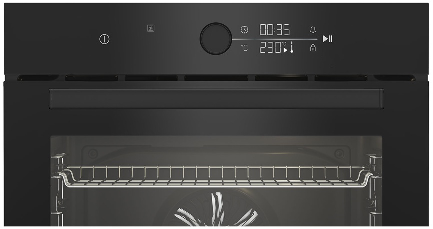 Электрический духовой шкаф Beko BBIM174N0BE 59 см, 72 л, гриль и конвекция, черный фото 2