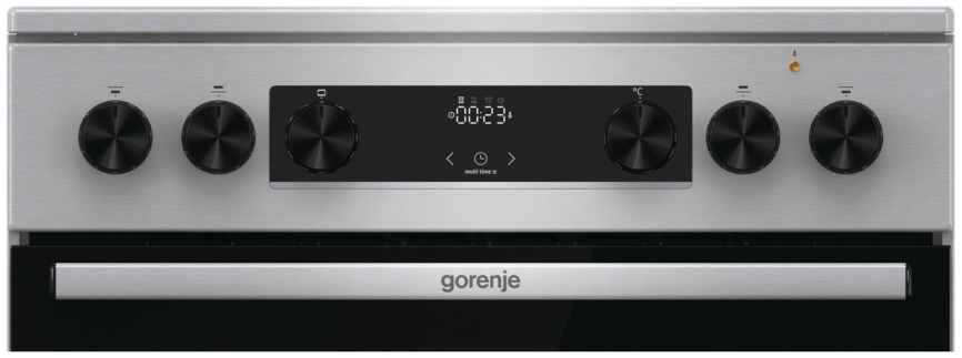 Электроплита Gorenje GECS6C70XC 60 см, 4 конфорки, серебристый фото 5