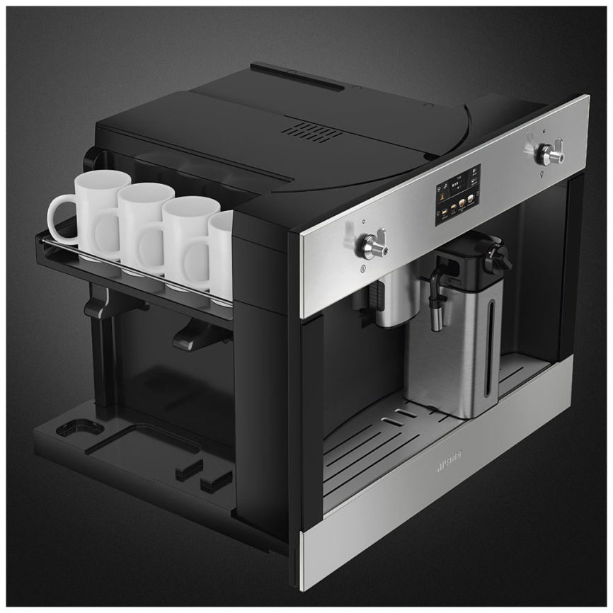 Встраиваемая автоматическая кофемашина Smeg CMS4303XRU фото 6