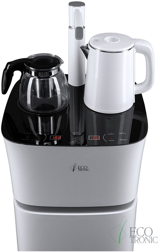 Кулер с чайным столиком Ecotronic TB11-LE white фото 4
