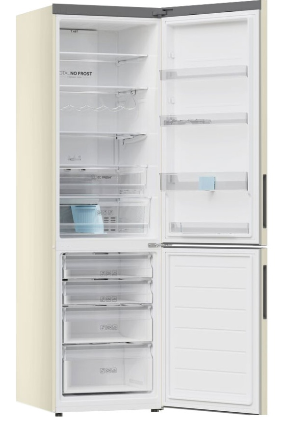 Двухкамерный холодильник Haier C2F637CCGU1 No frost, бежевый фото 5