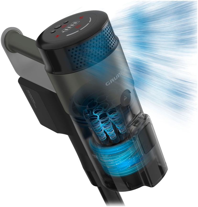 Пылесос вертикальный Grundig VCP 9431 PRO, циклонный фильтр, турборежим фото 8