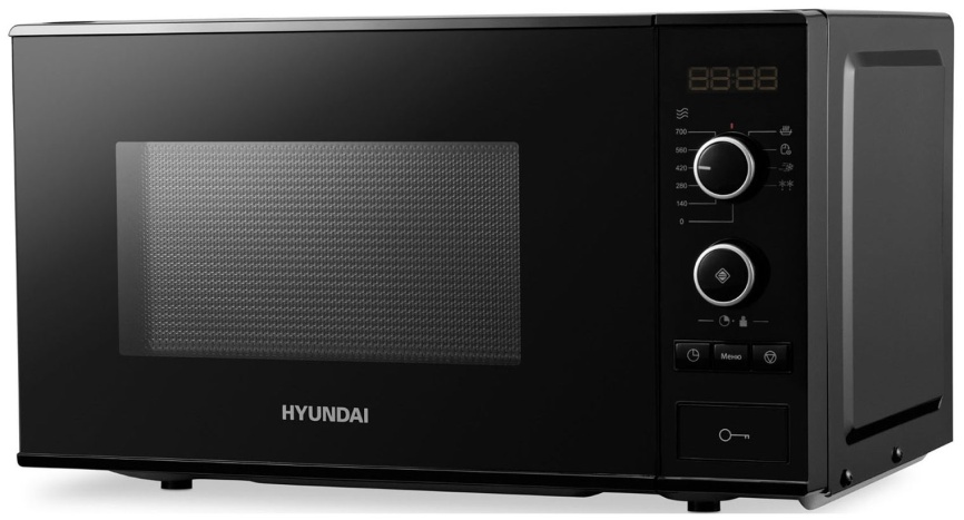 Микроволновая печь - СВЧ Hyundai HYM-D3032, черный фото 2