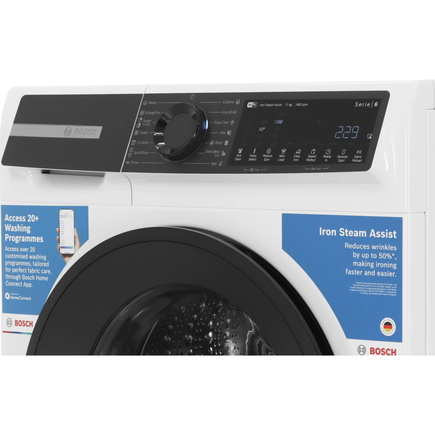 Отдельностоящая стиральная машина BOSCH WGK264Z0ME фото 7
