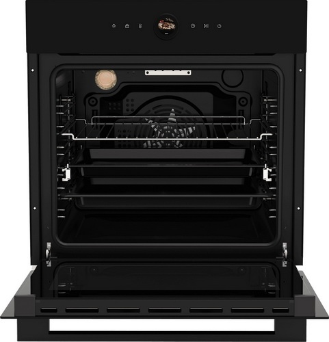 Электрический духовой шкаф Haier HOX-TFT6AMTB 59 см, 76 л, гриль и конвекция, черный фото 2