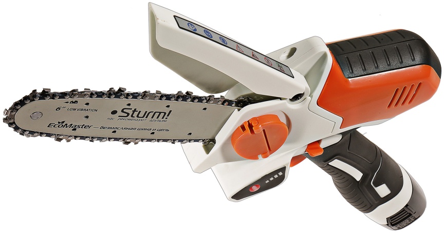 Пила цепная аккумуляторная Sturm! CSC1804, 2 аккумулятора, зарядное устройство, кейс фото 6