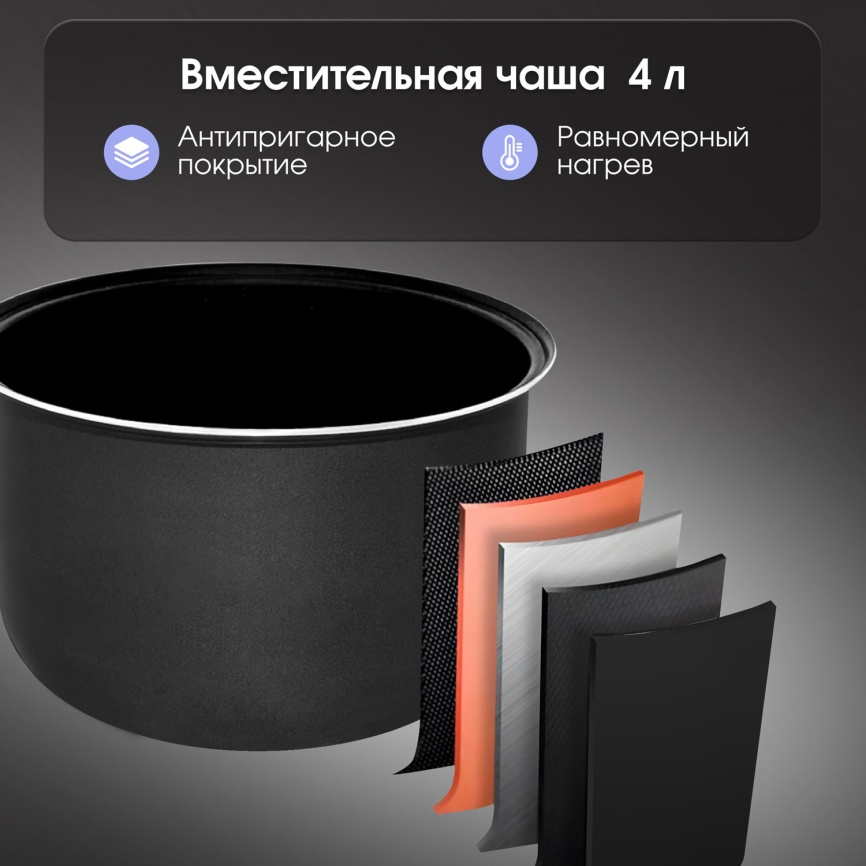 Мультиварка Zigmund & Shtain ZMC-200 фото 7