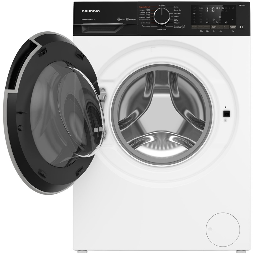 Стиральная машина с сушкой Grundig GD7 P612847 W 12 кг, белый фото 2