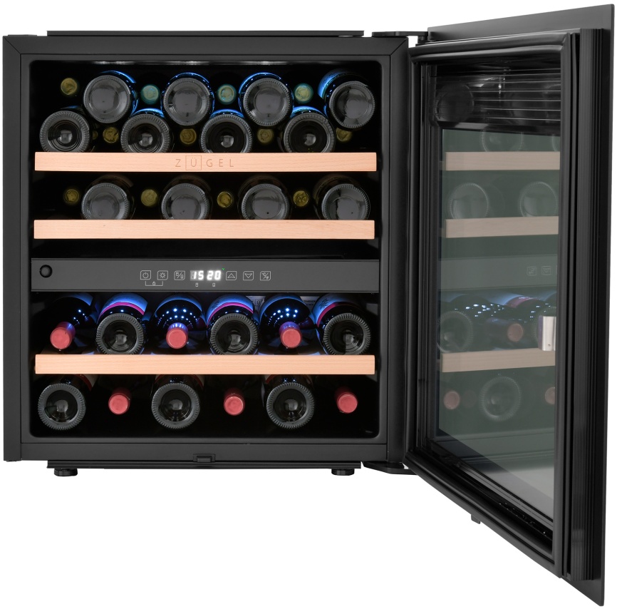 Встраиваемый винный шкаф Zugel ZCWI360DB фото 2