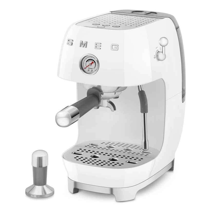Рожковая эспрессо кофемашина SMEG ECF03WHEU фото 5