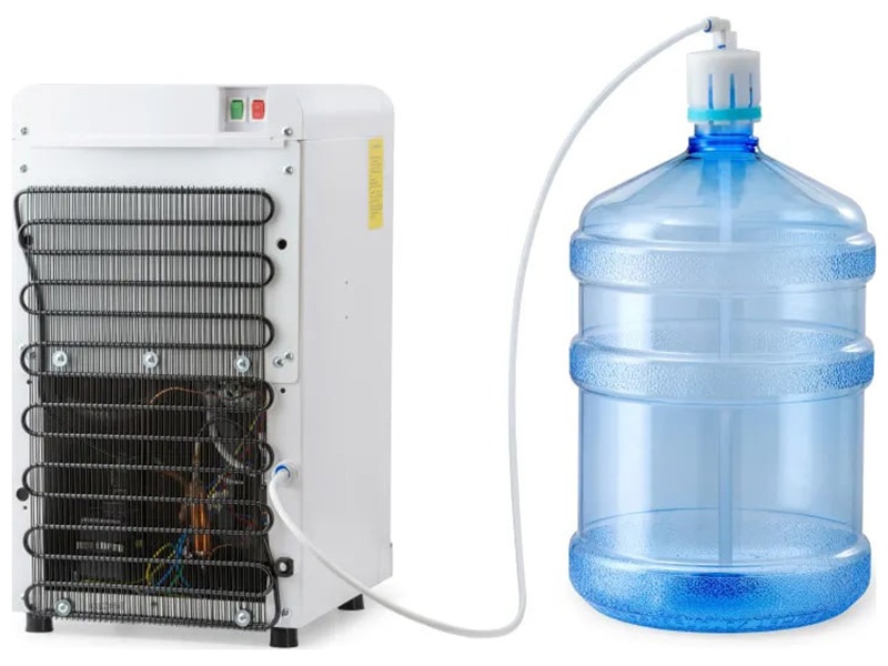 Кулер  Vatten LD54JK, встраиваемый, настольный, со скрытой бутылью, серый с белым (УТ-00001033) фото 3