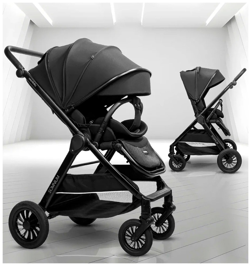 Прогулочная коляска  Amarobaby Somnium, черный (AB25-10SOMNIUM/09) фото 2