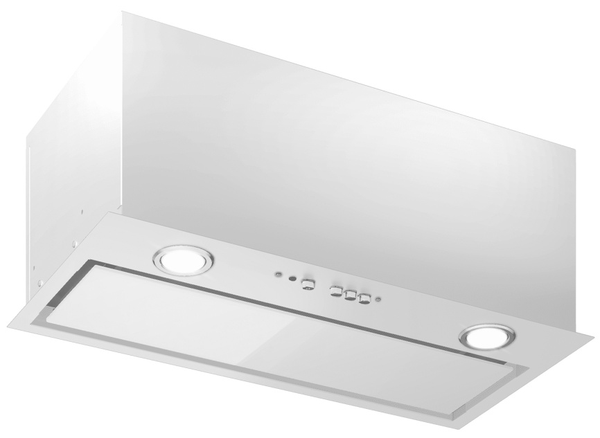 Вытяжка встраиваемая Elikor Cube 60П-1000, белый SM/белый фото 1