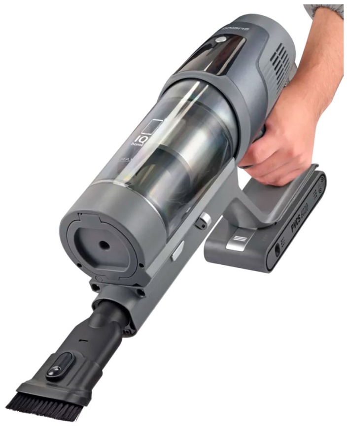 Пылесос вертикальный Polaris PVCS 6020 Cyclonic Way PRO WIFI IQ Home серый фото 3