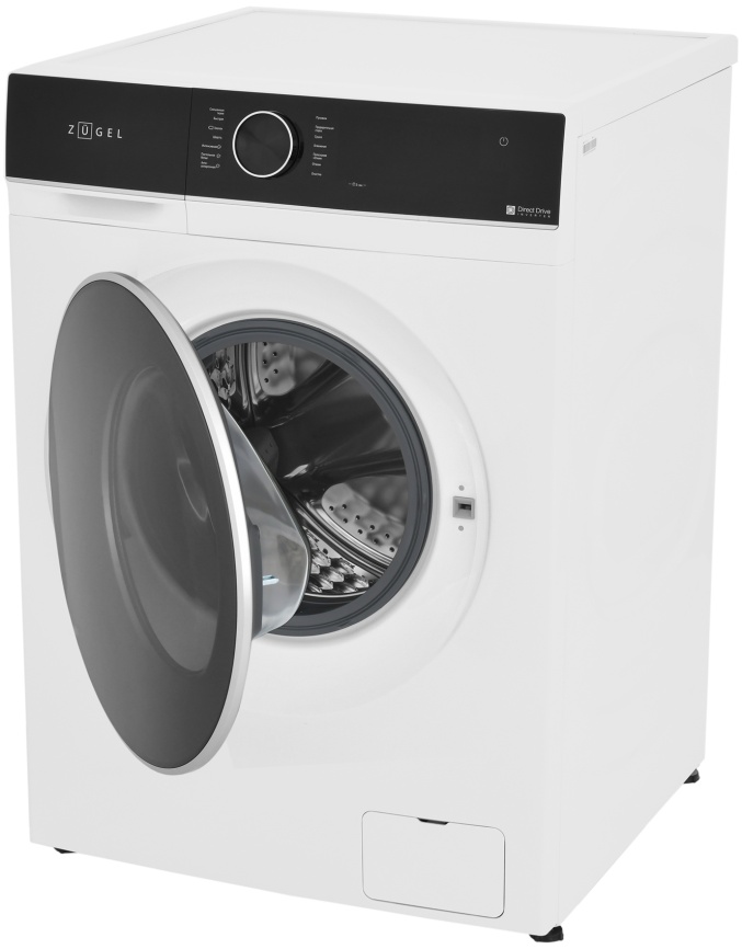Стиральная машина с сушкой Zugel ZWDF10712I Inverter Steam DD 10 кг, белый фото 9