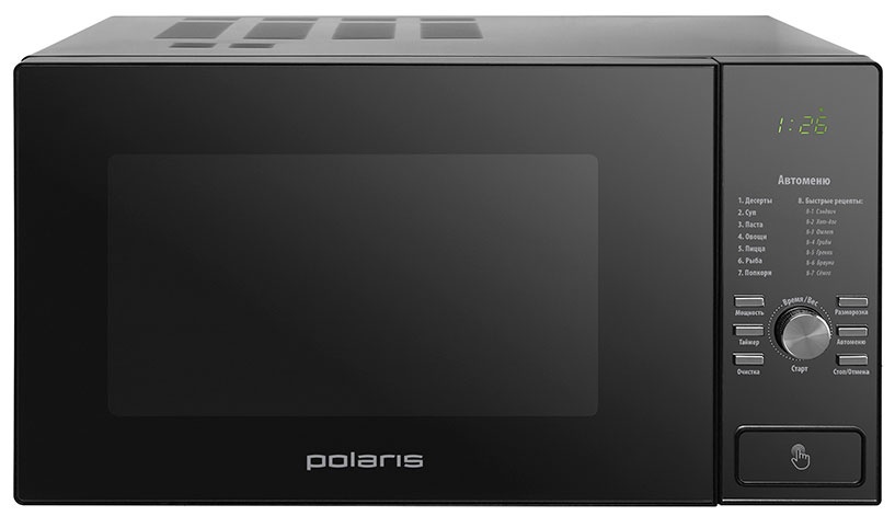 Микроволновая печь - СВЧ Polaris PMO 2303D RUS, чёрный фото 2