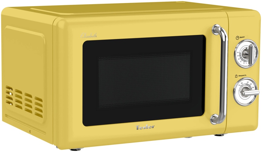 Микроволновая печь - СВЧ Tesler Микроволновая печь - СВЧ Tesler MM-2045 6 уровней мощности, 700 Вт, желтый фото 3