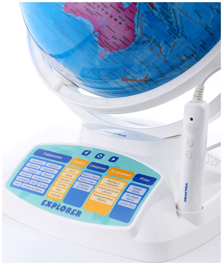Интерактивный глобус Praktica Explorer (STG2388R), 28 категорий фото 3