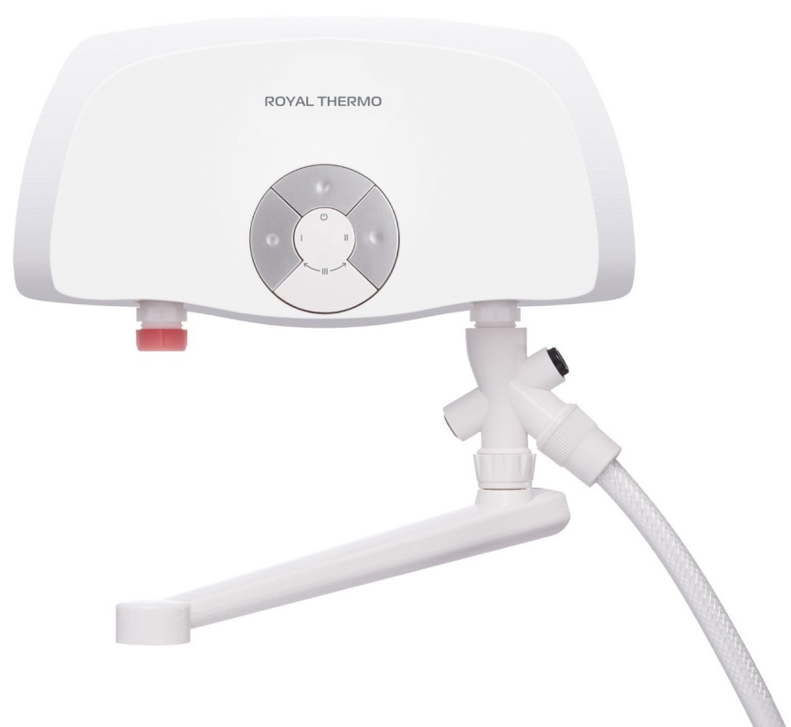 Водонагреватель проточный Royal Thermo SmartFix T (3.5 kW) - кран фото 1