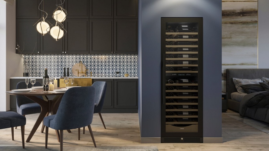 Винный шкаф Libhof SMD-110 slim black фото 18