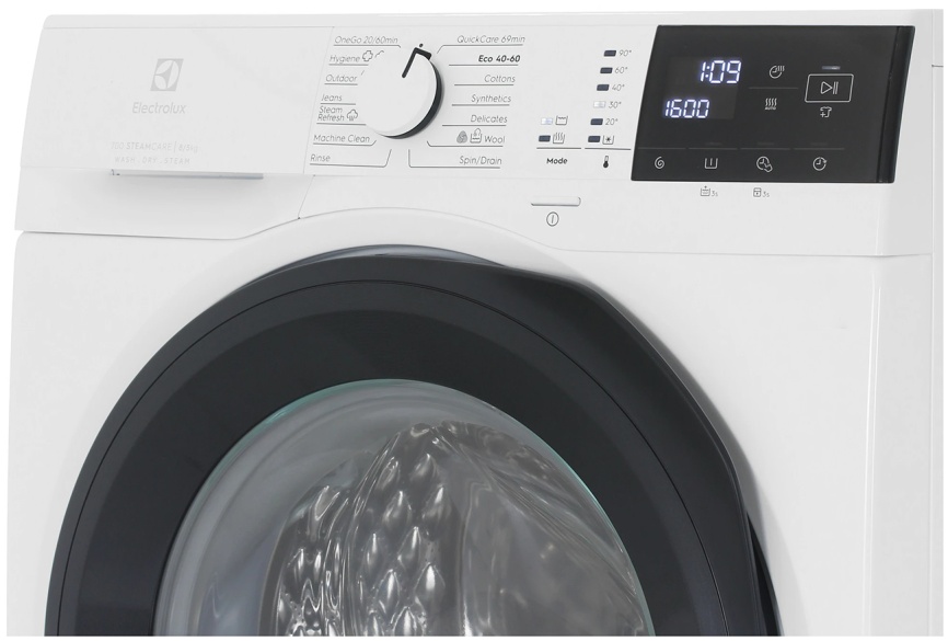 Стиральная машина с сушкой Electrolux EW7W2682E автомат 8 кг, белый фото 4