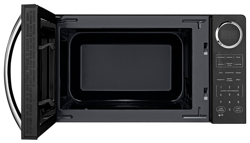 Микроволновая печь - СВЧ BBK 23MWS-907S/B, черный фото 2