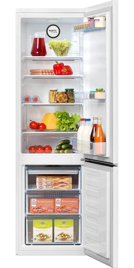 Двухкамерный холодильник Beko B1RCNK312HW No frost, белый фото 3