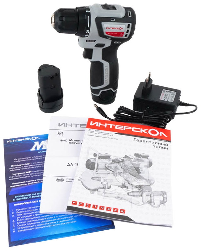 Дрель-шуруповерт Интерскол ДА-10/12В (757.2.2.43) фото 7