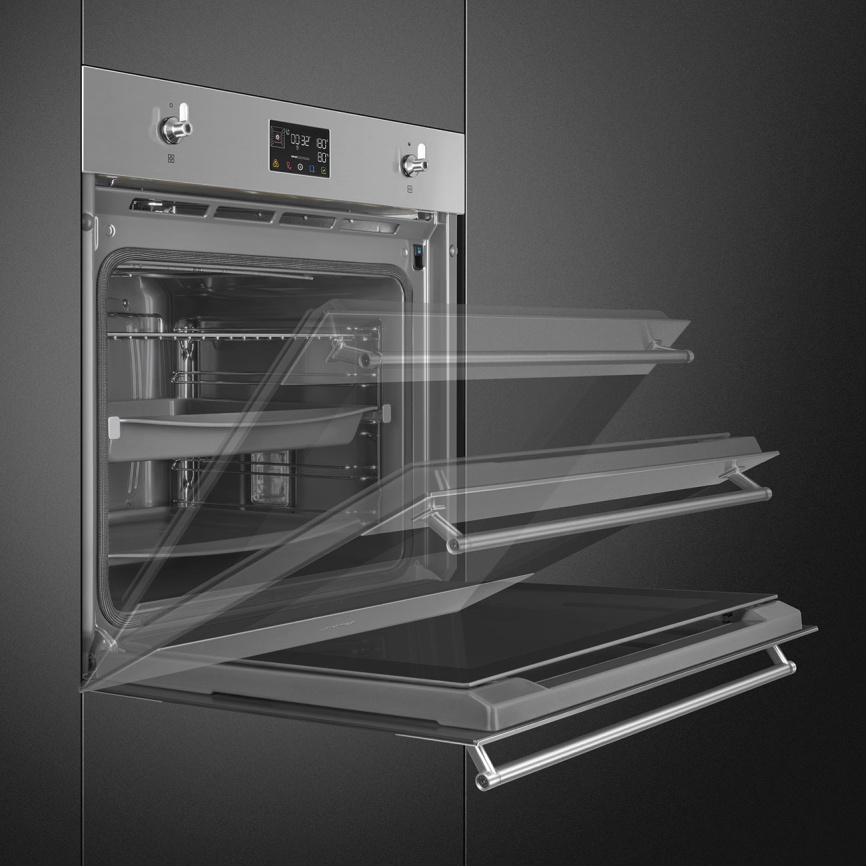 Встраиваемый духовой шкаф SMEG SOP6302S2PX фото 8