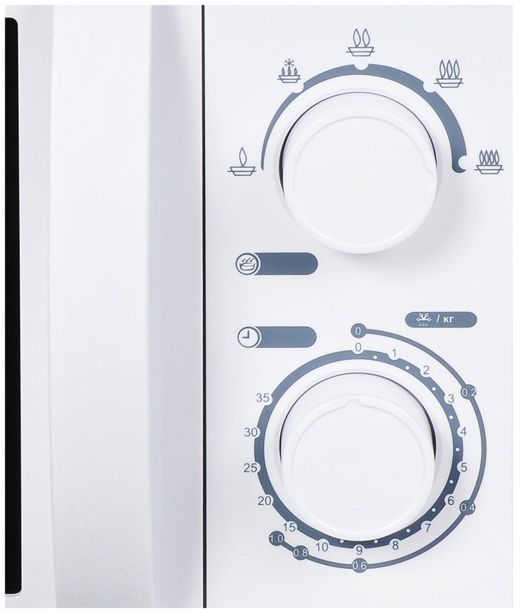 Микроволновая печь - СВЧ Hyundai HYM-M2059 20л. 700Вт белый фото 4