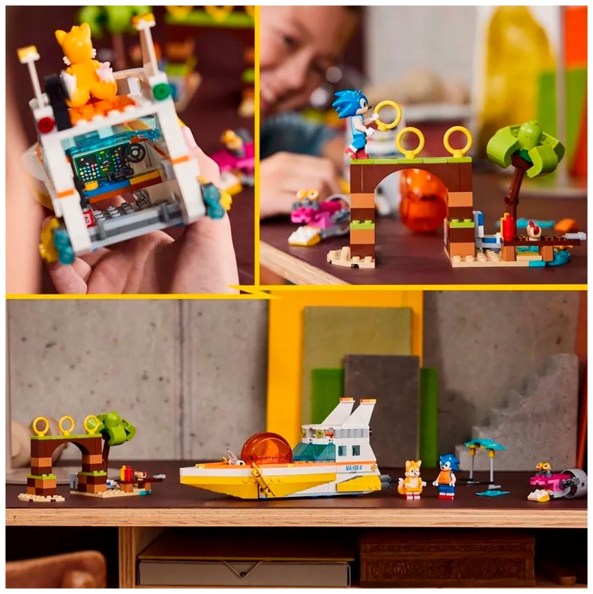 Конструктор Lego SONIC, Приключенческая лодка Тейлза (76997) фото 7