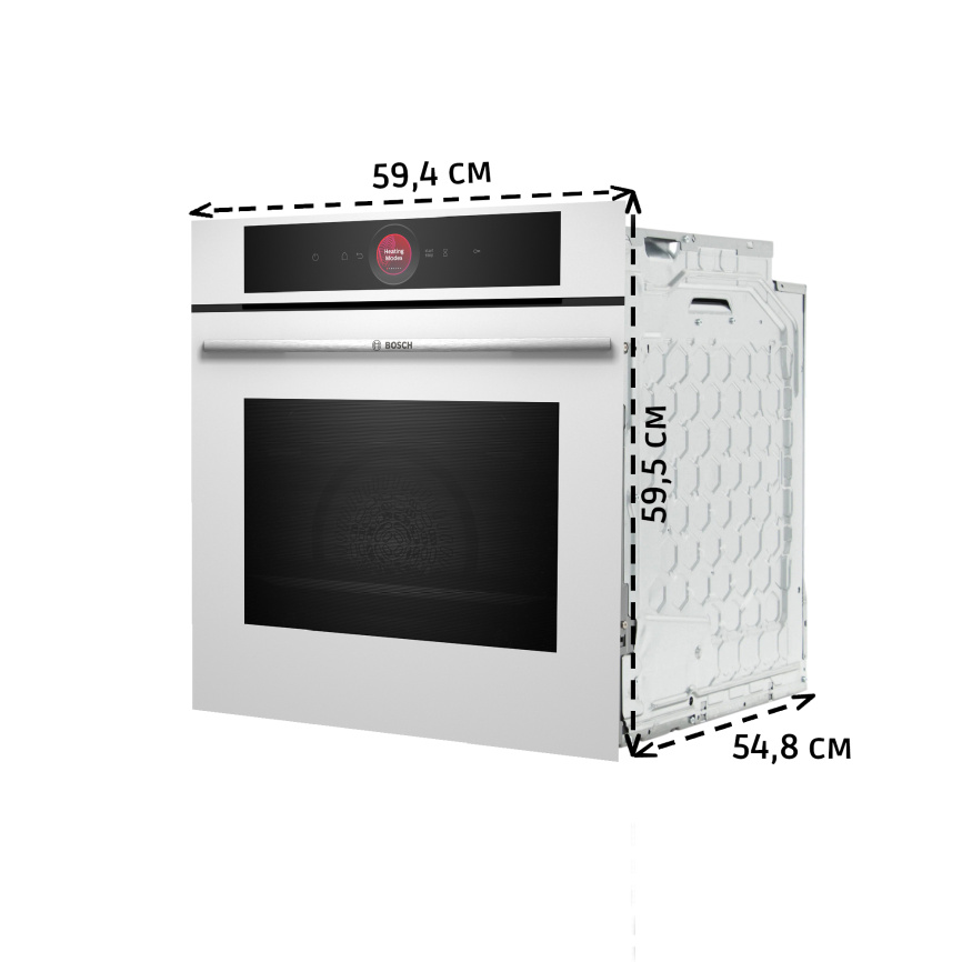 Встраиваемая электрическая духовка BOSCH Встраиваемый духовой шкаф BOSCH HBG7741W1 фото 6