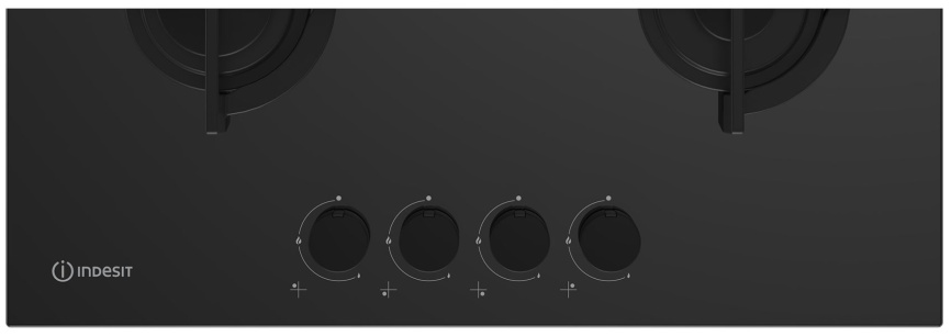 Газовая варочная панель Indesit INGT 61 SCC/BK 59 см, 4 конфорки электроподжиг газконтроль, черный фото 6