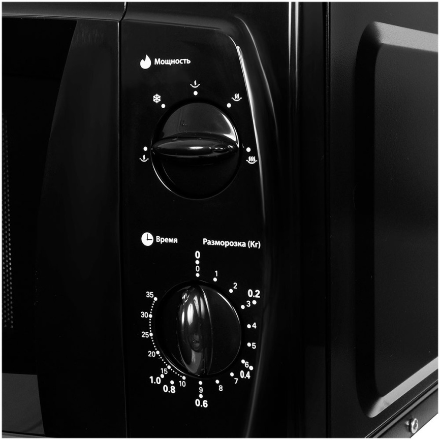 Микроволновая печь - СВЧ Starwind SWM5420 20л. 700 Вт, черный фото 8